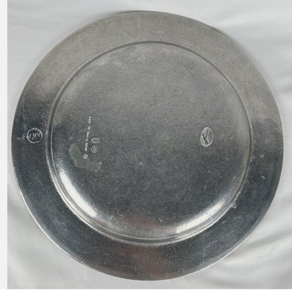 Vtg Hillsdilly Golf Cherry Hills Wilton Armetale Pewter Platter Plate 1980 Metal - Picture 2 of 6